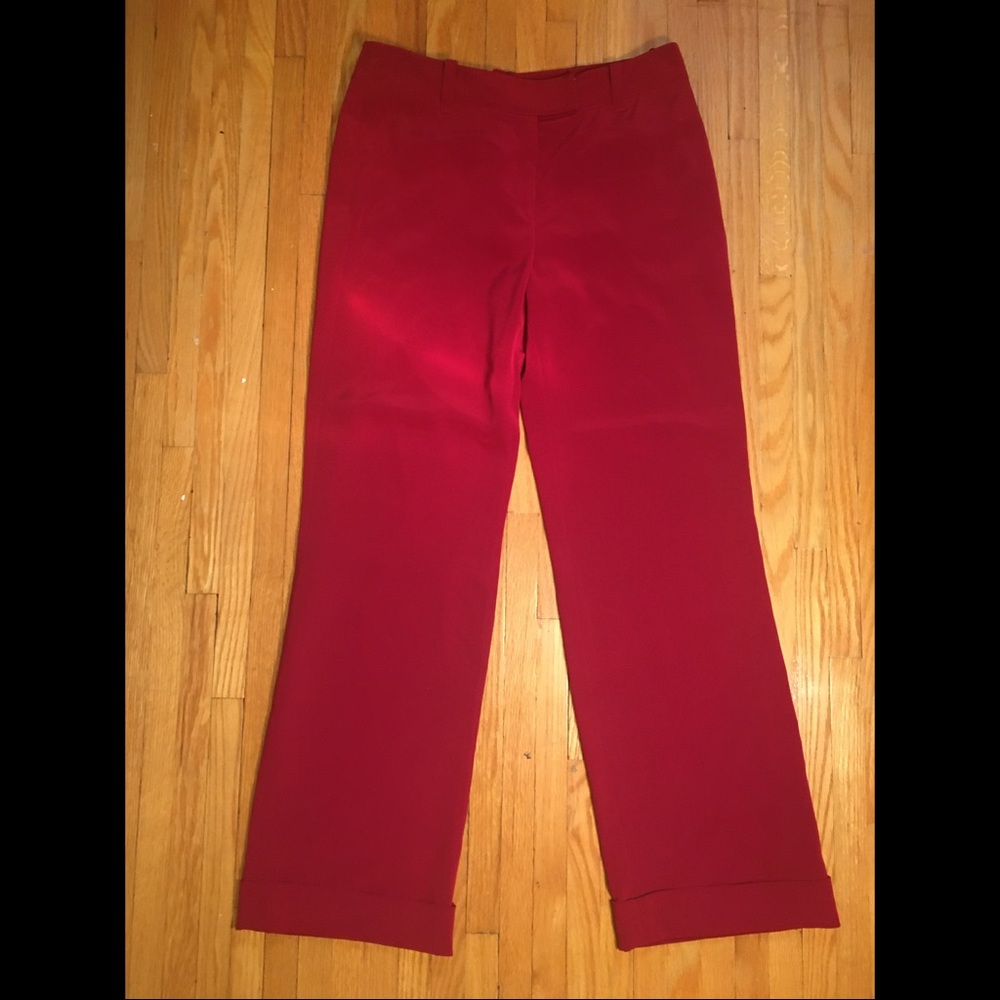 Boutique Red Dress Pants